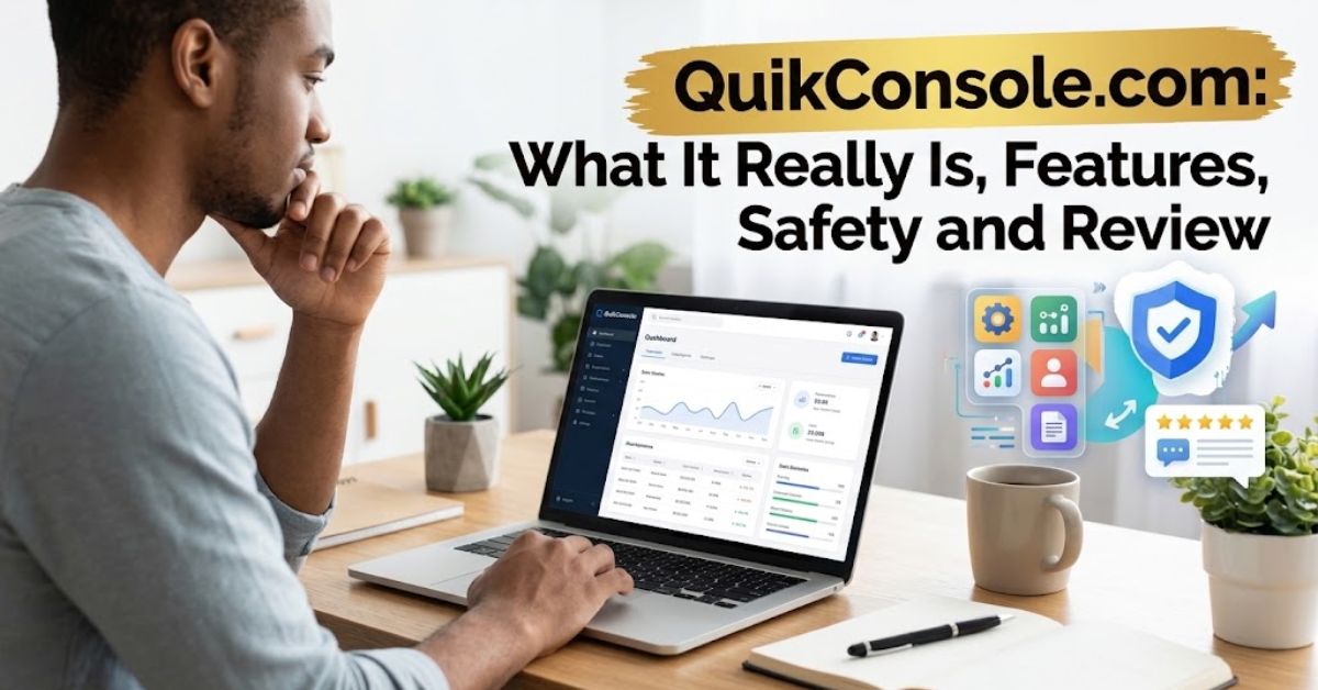 QuikConsole.com What It Really Is, Features, Safety and Review